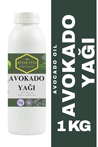 BEYARVİTA Avokado Yağı 1 Kg (AVOCADO OİL)