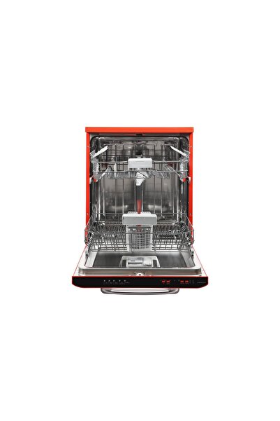 Vestel BM 5011 Retro Kırmızı Bulaşık Makinesi