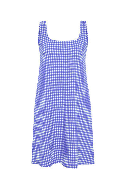 Mudo DÜZ KESİM EKOSELİ MİNİ ELBİSE