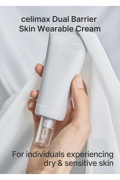 Celimax Dual Barrier Repair Cream 50ml | Moisturizer for Sensitive & Dry Skin | Skin Barrier Care