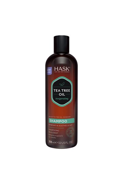 HASK Tea Tree Oil & Rosemary Invigorating Shampoo (355ml)
