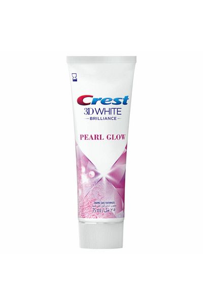 CREST Toothpaste 3d White Brilliance Pearl Glow 75 ml Radiant Whitening & Enamel Safe Formula