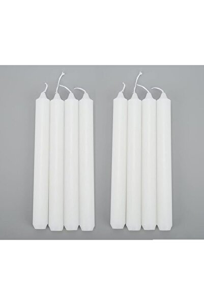 Other شموع بيضاء عادية طويلة ومستقيمة بدون رائحة، مناسبة للحفلات وحفلات الزفا...