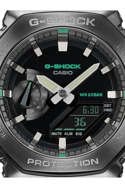 Casio Mens Watch Gm-2100cb-3aer, Quartz, 44mm, 20atm