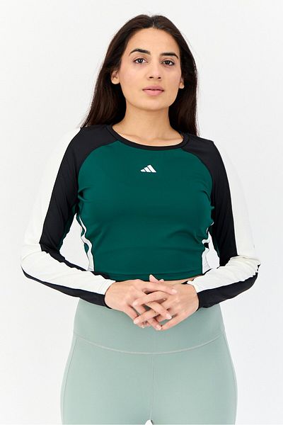 adidas Women Sportwear Fit Running Top, Green