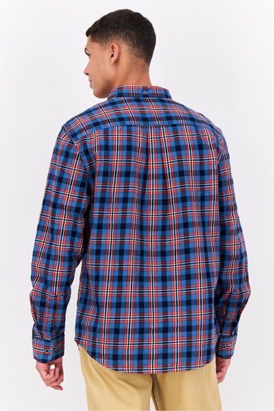 Levi's Men Slim Fit Long Sleeves Plaid Casual Shirt, Multicolor