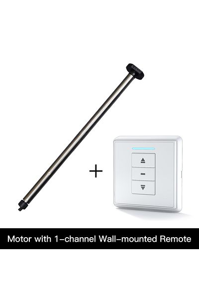 MoesHouse For 17mm Tube Motor With Remote2 Smart Roller Blind Motor Automatic Am15 Tubular For 17/25mm Tube Mo