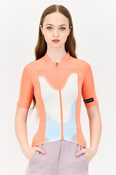 adidas Women Sportswear Fit Short Sleeve Training Top, Orange