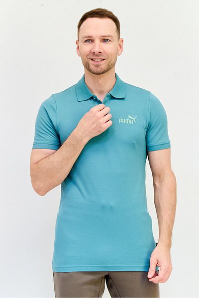 Puma Men Sportswear Fit Short Sleeve Outdoor Polo Shirts, Sage Green