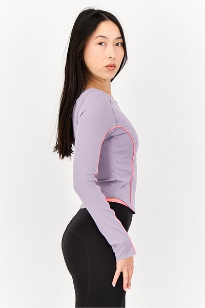 Puma Women Sportswear Fit Training Long Sleeve Top, Purple