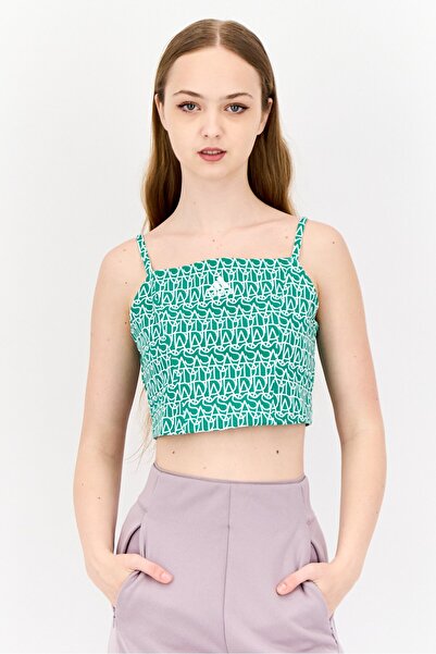 adidas Women Sportswear Fit Sleeveless Outdoor Tank Top, Green