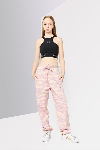 adidas X Stella Mccartney Women Sportswear Fit Sleeveless Padded Running Crop Top, Black