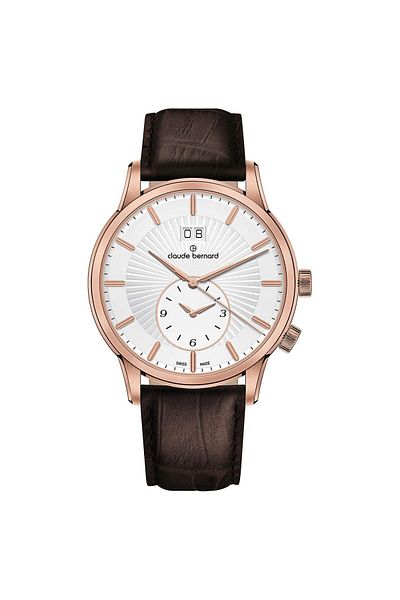 Claude Bernard Mens Watch 62007-37r-air, Quartz, 42mm, 5atm