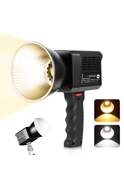 PULUZ إضاءة فيديو استوديو 60 واط بدرجة حرارة لون مزدوجة 2500-6500 كلفن إضاءة تعبئة احترافية للتصوير الفوتوغرافي