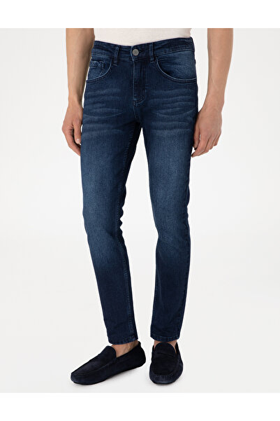 Pierre Cardin Lacivert Slim Fit Jean Pantolon 50309014-VR033
