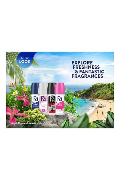 Fa Floral & Protect Orchid & Viola Scent Anti-Perspirant Roll On 50 ml