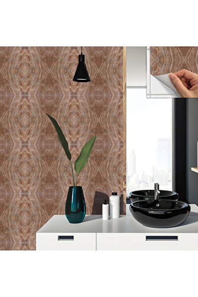 TİNK Kendinden Yapışkanlı Kesilebilir Mermer 015 Desenli Pvc Karo 30x30 Cm (33 Adet) 3m2