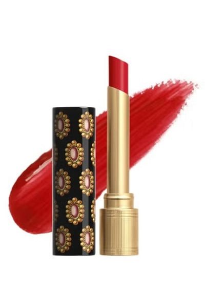 Gucci Glow & Care Shine Lipstick 514 Virgina Scarlett - the gucci red 0.06 oz/ 1.8 mL