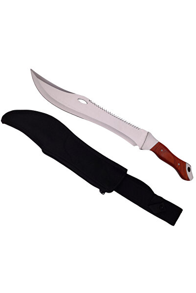 Depox Lovecká mačeta IdeallStore, Knife of Mind, nerezová ocel, stříbrná, 46 cm