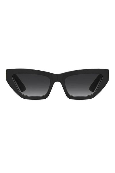 Moschino Ochelari de soare pentru femei Moschino MOS182/S 807/9O, Plastic, Negru, 55 mm
