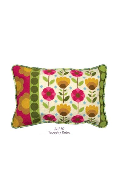 Anchor 45x30 cm Floral Patterned Printed Tapestry - Included Strings ALR50-2