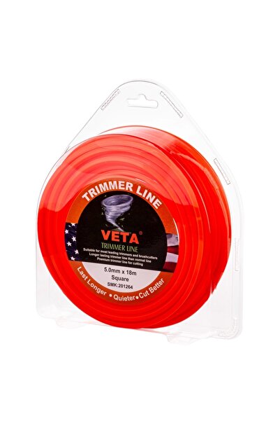 Genel Markalar Veta Misina Misine Pro 5.0mm 18m Turuncu 4 Köşe