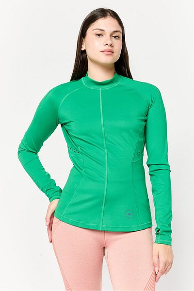 adidas Women Sportswear Fit Long Sleeves Training Top, Green