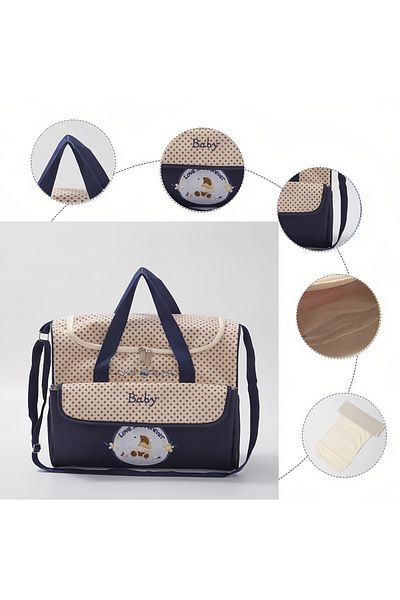 fulina Shoulder baby Diaper Bag, With Mat, Waterproof, Large Capacity, Lightweight, for travel
