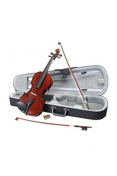 Depox Ideallstore® 4/4 Wooden Classical Violin, Two Bows, Case Included, Brown