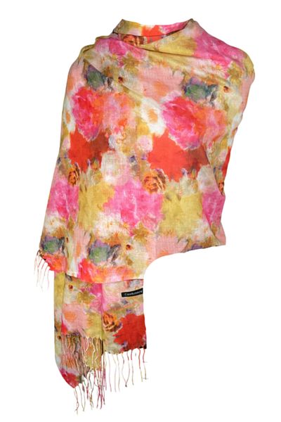 DACSHOP Shawl - Multicolor - Floral