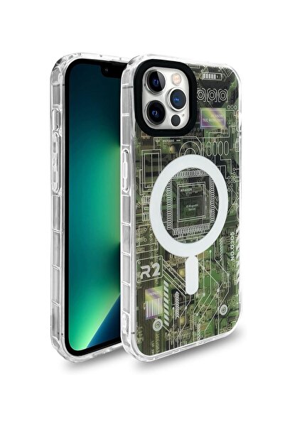 PSGT Apple ( Iphone 13 Pro Max ) Uyumlu Kılıf Magsafe Şarj Özellikli Technolo...