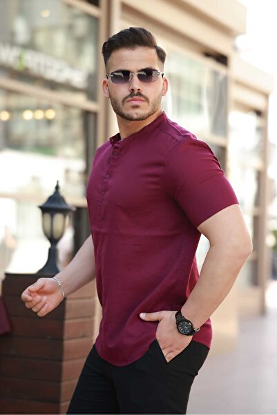 MODA Kısa Kol Hakim Yaka Gömlek