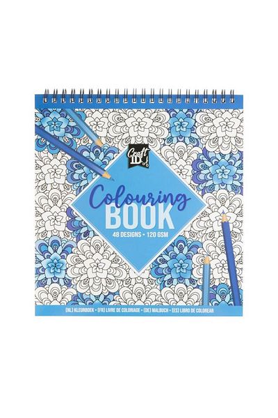CraftID Carte de colorat 21x20 cm 120 gr 24 coli - Modelul 1