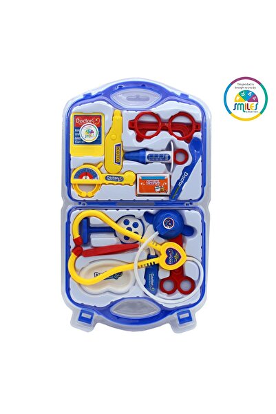 rexa مجموعة ألعاب الطبيب من سمايل كرييشنز، 12 قطعة، للأطفال (أزرق)