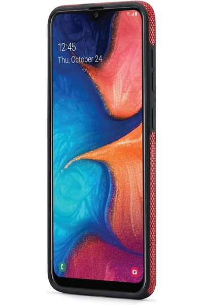 Sibada Slim case for Samsung Galaxy A30 Sibada, TPU/leather, dark red, 6.4 inches