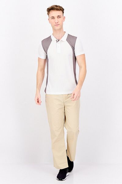 Puma Men Sportswear Fit Short Sleeves Outdoor Polo Shirt, White