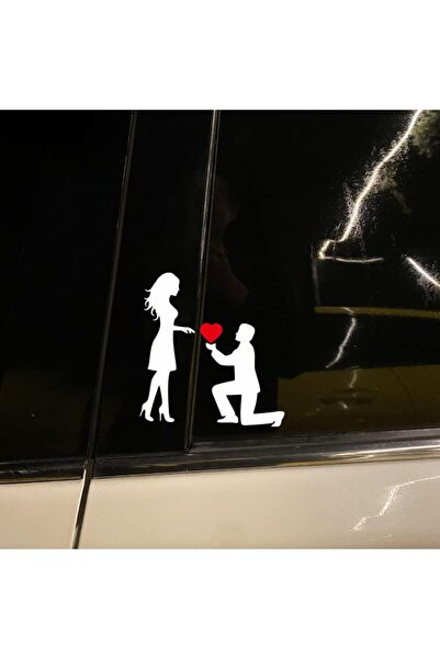 KURT REKLAM Araba evlilik teklifi çıkartması