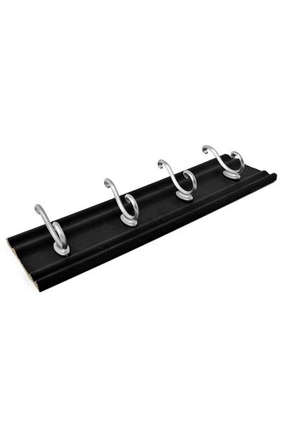 Generic Wooden wall clothes hanger, 4 hooks