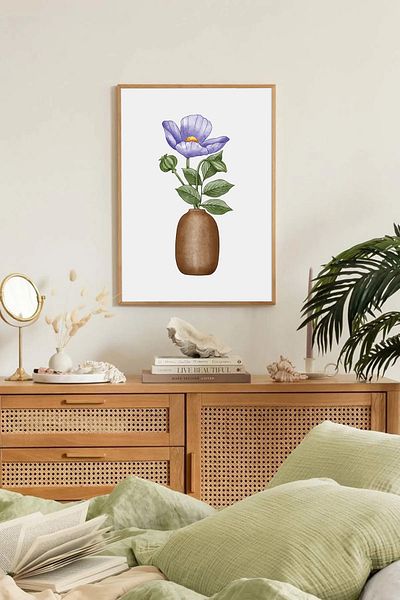Dekorsiahome One Piece Wooden Frame Living Room Hall Kitchen Table Tk0133