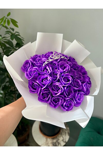 Prenses Taçlı Hediye, Sonsuz Gül, Hediye Buket, Taçlı Çiçek, Gül , Sevgili, Anne , Arkadaş