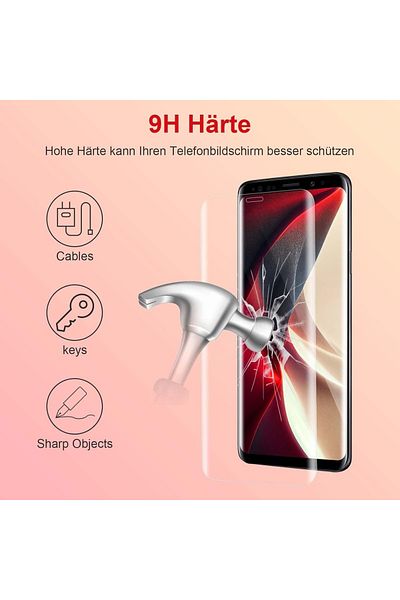 Bodyguard Set de 2 folii de protecție pentru Samsung Galaxy S9 Bodyguard, sticlă securizată, transparentă, 5.8 inci