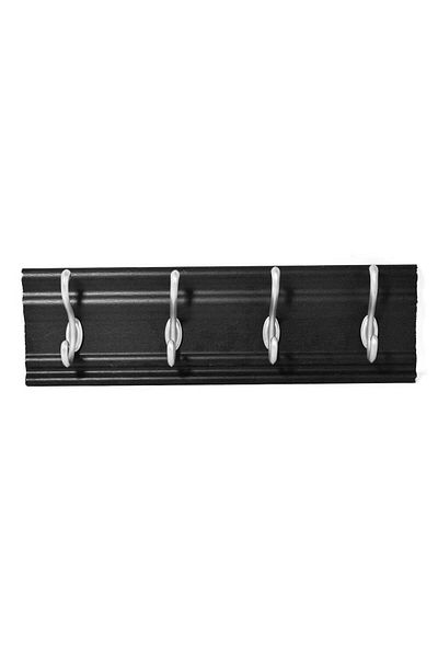 Generic Wooden wall clothes hanger, 4 hooks