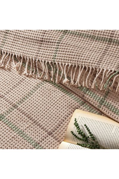 Linens Cove Single Beige Blanket