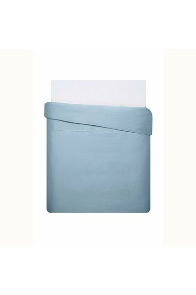 Linens Husă de pilota dublă din satin de bumbac Mix&match Albastru