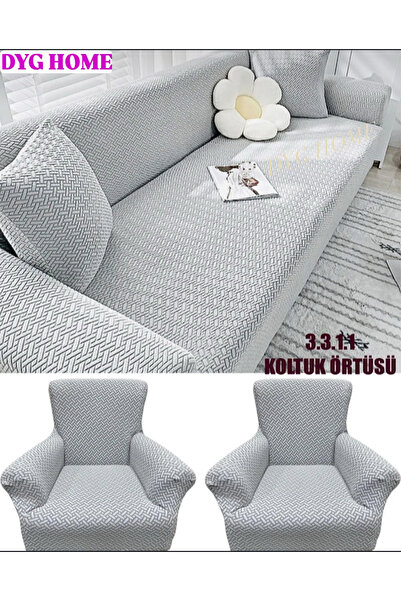 dyg home Koltuk Örtüsü Koltuk Kılıfı 3 3 1 1 Salon Takımı Sofa Cover