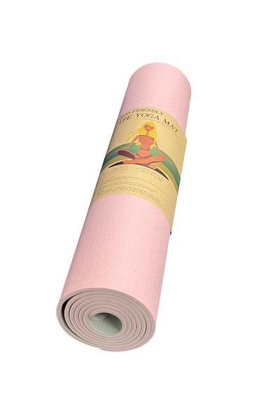 Generic 6mm Non Slip Exercise Mat for Yoga, Pilates, Gym & Home Workouts Pink
