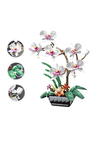 JAKI Jk29011 Block White Orchid 31 cm 581 Pieces