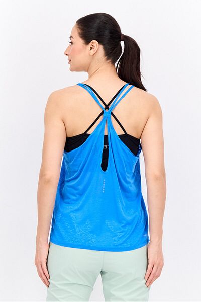 Nike Women Sportswear Fit Sleeveless Running Tank Top, Blue
