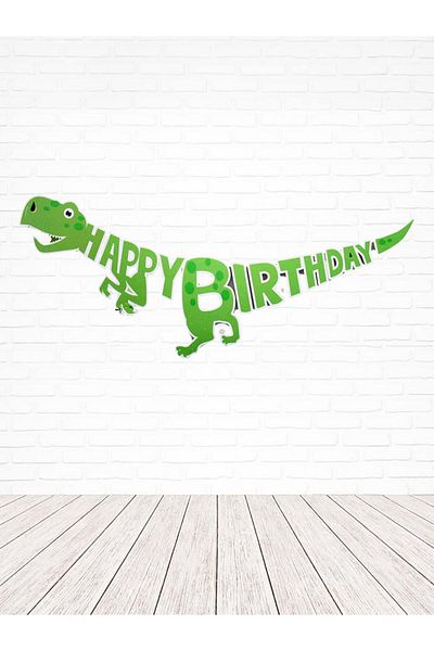 Parti Adresi Τυπικό γράμμα Dinosaur Happy Birthday