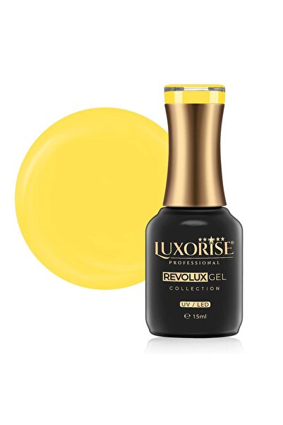 LUXORISE Полуперманентен лак за нокти Revolux, жълто бъдеще 15 мл